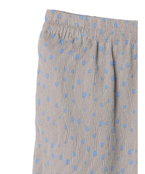 Green　Parks（グリーンパークス）の「ドットランダムプリーツスカート＊（スカート・レディース・ネイビー/グレー・FREE）」の20枚目の写真