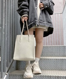 Figments | フェイククロコハンドルバッグ(トートバッグ)