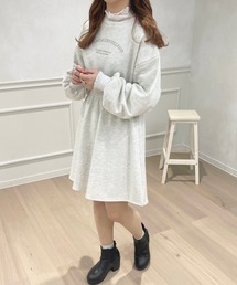 ロゴ刺繍スウェットワンピース【ZOZOTOWN限定アイテム】