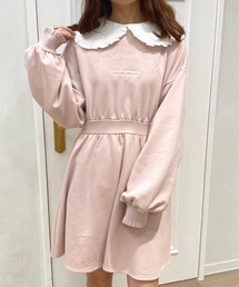 ロゴ刺繍スウェットワンピース【ZOZOTOWN限定アイテム】