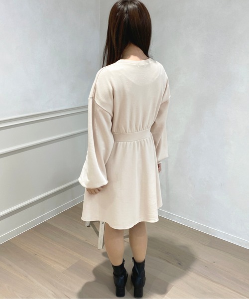 apres jour(アプレジュール)の「ロゴ刺繍スウェットワンピース【ZOZOTOWN限定アイテム】(ワンピース・レディース・ナチュラル/アイボリー/オフホワイト/ライトピンク・フリー/X-LARGE)」の19枚目の写真