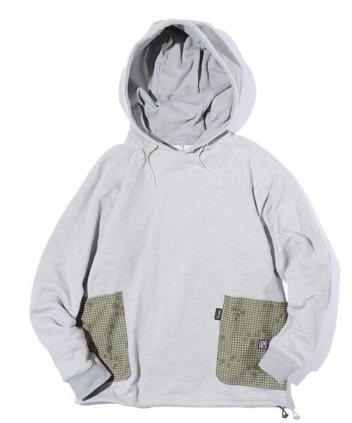 GUNG HO（ガンホー）の「GUNG HO/ガンホー RAGLAN PULL-HOODIE プルオーバー パーカー（パーカー・メンズ・ブラック/ベージュ/ヘザーグレー・L/S/M）」の3枚目の写真