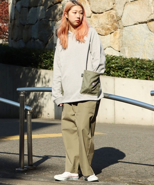 GUNG HO（ガンホー）の「GUNG HO/ガンホー RAGLAN PULL-HOODIE プルオーバー パーカー（パーカー・メンズ・ブラック/ベージュ/ヘザーグレー・L/S/M）」の11枚目の写真