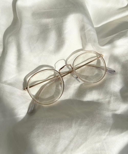 Me%(ミィパーセント)の「セルマキめがね(メガネ・レディース・ダークブラウン/その他/ブラック系その他・FREE)」の3枚目の写真