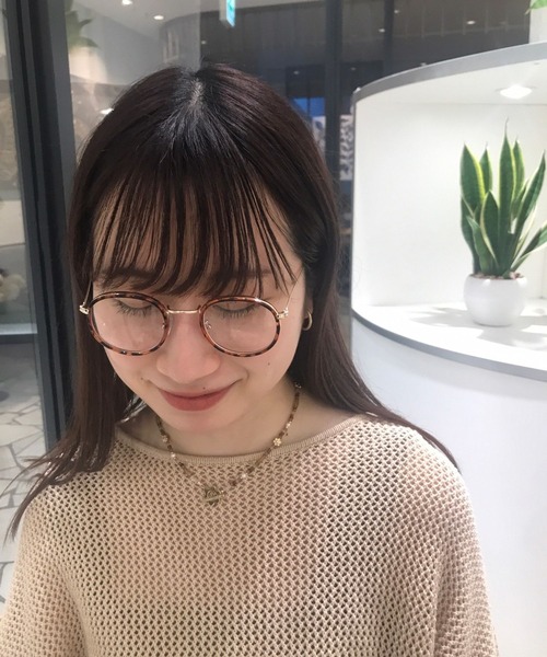 Me%(ミィパーセント)の「セルマキめがね(メガネ・レディース・ダークブラウン/その他/ブラック系その他・FREE)」の10枚目の写真