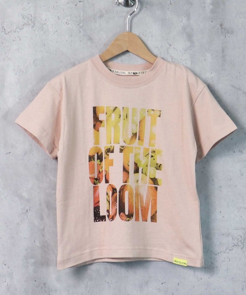 FRUIT OF THE LOOM（フルーツオブザルーム）の「FRUIT OF THE LOOM/フルーツオブザルーム　フォトプリント半袖クルーネックTシャツ　キッズ（Tシャツ/カットソー・キッズ・ミント/ホワイト/ベージュ・M/L/S）」の2枚目の写真