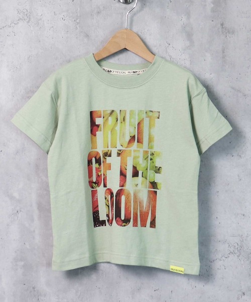 FRUIT OF THE LOOM（フルーツオブザルーム）の「FRUIT OF THE LOOM/フルーツオブザルーム　フォトプリント半袖クルーネックTシャツ　キッズ（Tシャツ/カットソー・キッズ・ミント/ホワイト/ベージュ・M/L/S）」の3枚目の写真