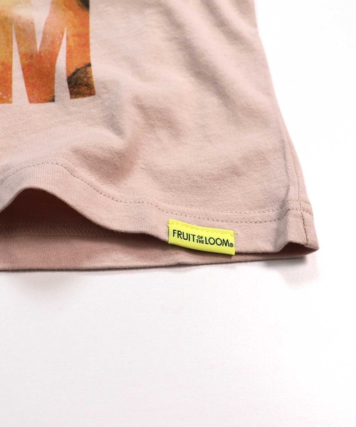 FRUIT OF THE LOOM（フルーツオブザルーム）の「FRUIT OF THE LOOM/フルーツオブザルーム　フォトプリント半袖クルーネックTシャツ　キッズ（Tシャツ/カットソー・キッズ・ミント/ホワイト/ベージュ・M/L/S）」の10枚目の写真