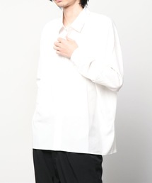 The TWENTYSEVEN:PE STRETCH DROP SHOULDER SHIRTS L/S ポリストレッチドロップショルダーシャツロングスリーブ