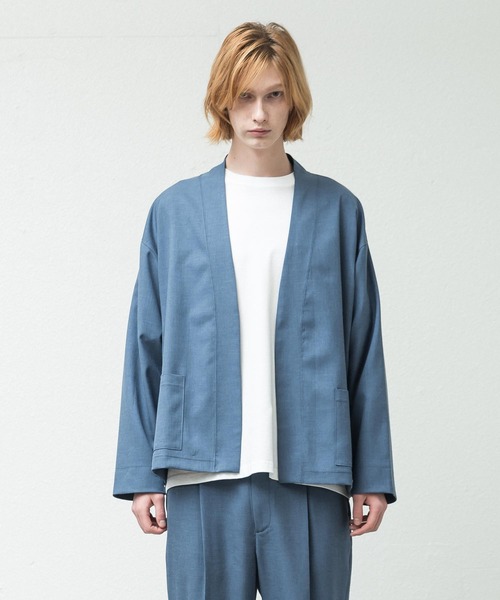 フラッカーサボタンレスカーディガン