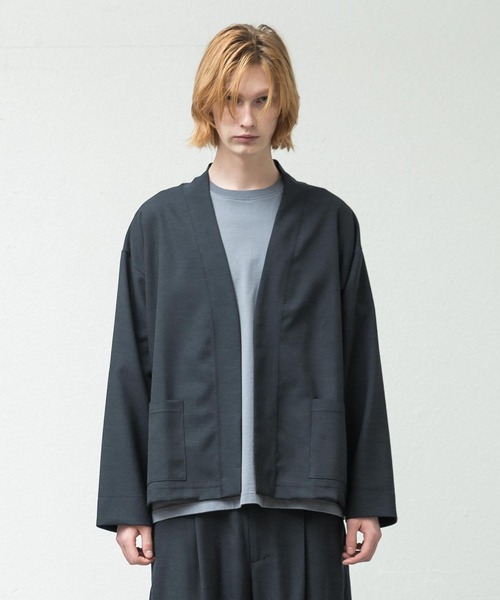 フラッカーサボタンレスカーディガン