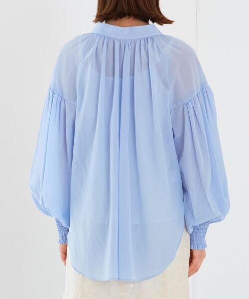 Tiara（ティアラ）の「2wayリボンブラウス（シャツ/ブラウス・レディース・サックスブルー/アイボリー/ピンク・FREE）」の21枚目の写真