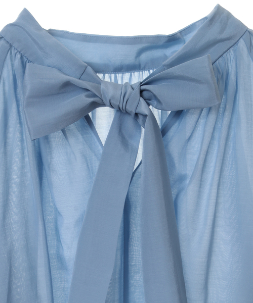 Tiara（ティアラ）の「2wayリボンブラウス（シャツ/ブラウス・レディース・サックスブルー/アイボリー/ピンク・FREE）」の17枚目の写真