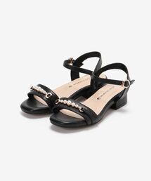 MAJESTIC LEGON | ローヒールパールサンダル(サンダル)