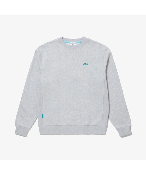 LACOSTE L!VE（ラコステライブ）の「ラコステライブ ソリッドクルーネックスウェット（スウェット・メンズ・グリーン/シルバーグレー/ライトイエロー・LL/S/M/L/XS）」の2枚目の写真