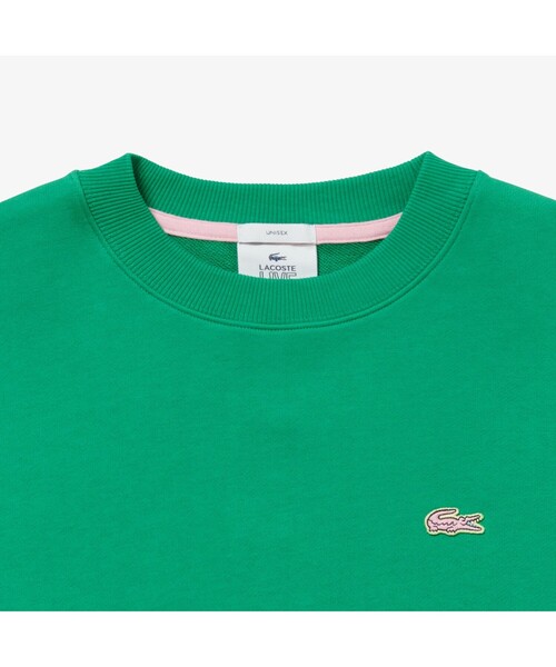 LACOSTE L!VE（ラコステライブ）の「ラコステライブ ソリッドクルーネックスウェット（スウェット・メンズ・グリーン/シルバーグレー/ライトイエロー・LL/S/M/L/XS）」の5枚目の写真
