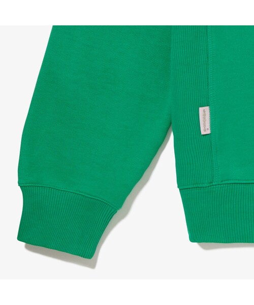 LACOSTE L!VE（ラコステライブ）の「ラコステライブ ソリッドクルーネックスウェット（スウェット・メンズ・グリーン/シルバーグレー/ライトイエロー・LL/S/M/L/XS）」の6枚目の写真