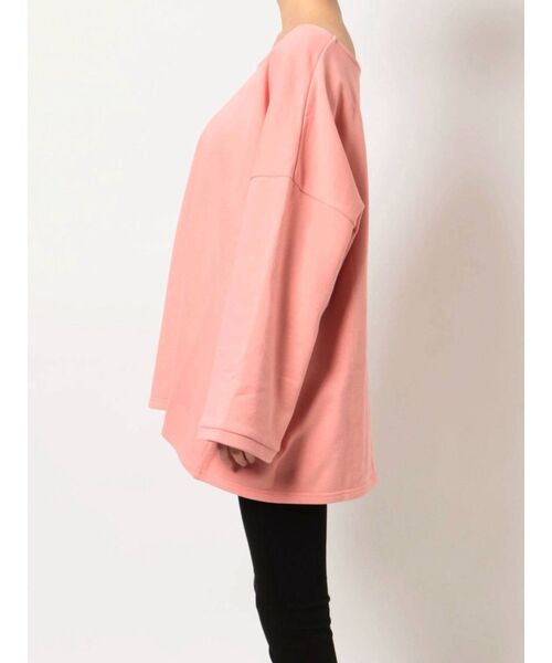 EMODA（エモダ）の「ディープVオーバートップ（Tシャツ/カットソー・レディース・ホワイト/ブラック/ピンク/ブルー・FREE）」の19枚目の写真