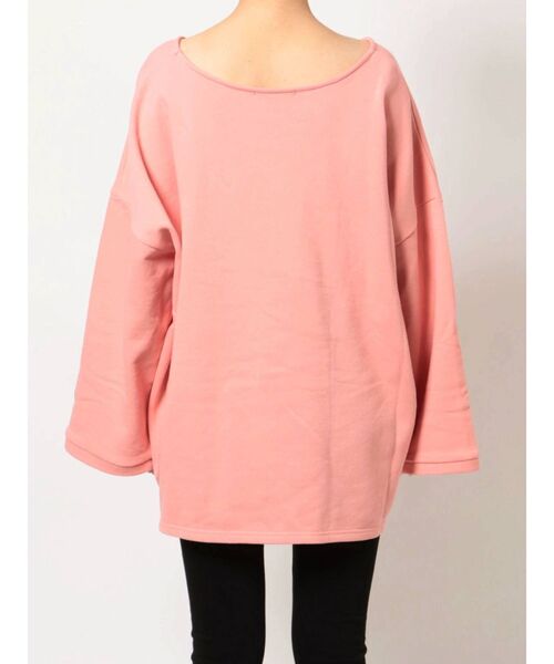 EMODA（エモダ）の「ディープVオーバートップ（Tシャツ/カットソー・レディース・ホワイト/ブラック/ピンク/ブルー・FREE）」の20枚目の写真