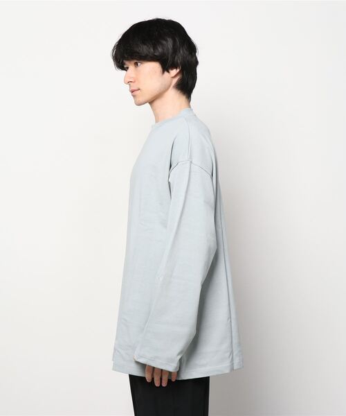 PORT BY ARK（ポートバイアーク）の「PORT BY ARK / ポートバイアーク：Long Sleeves：PO11-T002[COR]（Tシャツ/カットソー・メンズ・ブラック/ブルー/ミント・2/1）」の6枚目の写真