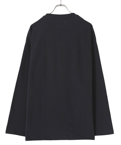 PORT BY ARK（ポートバイアーク）の「PORT BY ARK / ポートバイアーク：Long Sleeves：PO11-T002[COR]（Tシャツ/カットソー・メンズ・ブラック/ブルー/ミント・2/1）」の18枚目の写真