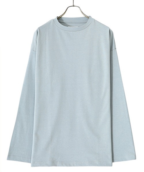 PORT BY ARK（ポートバイアーク）の「PORT BY ARK / ポートバイアーク：Long Sleeves：PO11-T002[COR]（Tシャツ/カットソー・メンズ・ブラック/ブルー/ミント・2/1）」の13枚目の写真