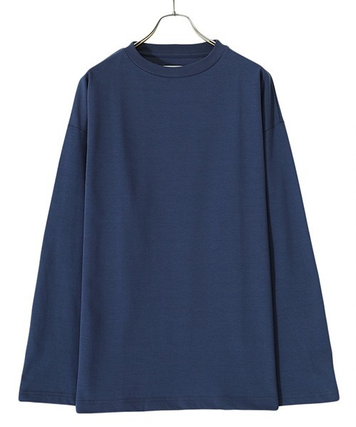 PORT BY ARK（ポートバイアーク）の「PORT BY ARK / ポートバイアーク：Long Sleeves：PO11-T002[COR]（Tシャツ/カットソー・メンズ・ブラック/ブルー/ミント・2/1）」の8枚目の写真