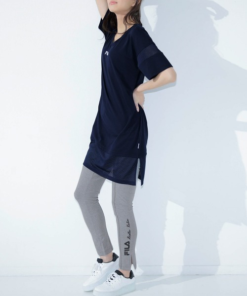 FILA(フィラ)の「<FILA/フィラ>サイドロゴスリットパンツ(その他パンツ・レディース・モカ/杢グレー/ブラック・LL/L/M)」の6枚目の写真