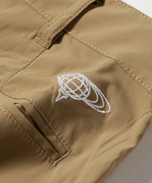 新品BEAMSゴルフメンズスターフラッグロゴ ツアー ショートパンツXLベージュ BEAMS GOLF（ビームスゴルフ）の「〈MEN〉BEAMS GOLF ORANGE