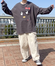 PairPair | 顔のプリントロンT(ユニセックス)(Tシャツ/カットソー)