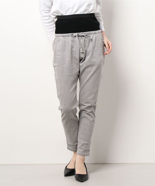 bajra(バジュラ)の「bajra(バジュラ)別注デニムパンツ(デニムパンツ・レディース・グレー/ブラック・3)」の1枚目の写真