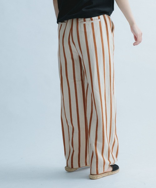 FORK&SPOON（フォークアンドスプーン）の「FORK&SPOON　サテンストライプパンツ（その他パンツ・レディース・ホワイト系その他/ブルー系その他・ONE）」の16枚目の写真