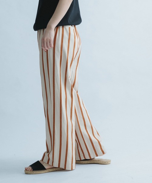 FORK&SPOON（フォークアンドスプーン）の「FORK&SPOON　サテンストライプパンツ（その他パンツ・レディース・ホワイト系その他/ブルー系その他・ONE）」の17枚目の写真