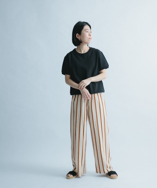 FORK&SPOON（フォークアンドスプーン）の「FORK&SPOON　サテンストライプパンツ（その他パンツ・レディース・ホワイト系その他/ブルー系その他・ONE）」の19枚目の写真