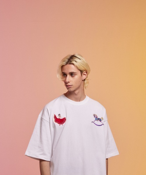 rehacer(レアセル)の「rehacer : Wander Wonder HW Wide T / ワンダーワンダー ヘビーウェイト ワイド Tシャツ(Tシャツ/カットソー・メンズ・ホワイト/ブラック/ベージュ・X-LARGE/LARGE/MEDIUM)」の11枚目の写真