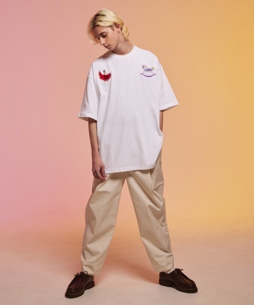 rehacer(レアセル)の「rehacer : Wander Wonder HW Wide T / ワンダーワンダー ヘビーウェイト ワイド Tシャツ(Tシャツ/カットソー・メンズ・ホワイト/ブラック/ベージュ・X-LARGE/LARGE/MEDIUM)」の13枚目の写真