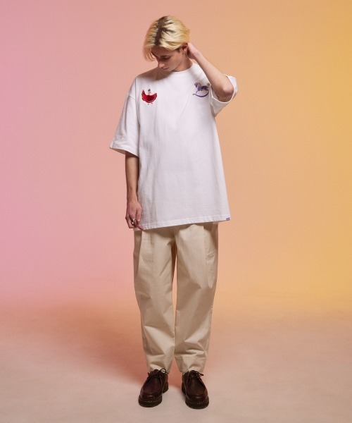 rehacer(レアセル)の「rehacer : Wander Wonder HW Wide T / ワンダーワンダー ヘビーウェイト ワイド Tシャツ(Tシャツ/カットソー・メンズ・ホワイト/ブラック/ベージュ・X-LARGE/LARGE/MEDIUM)」の16枚目の写真