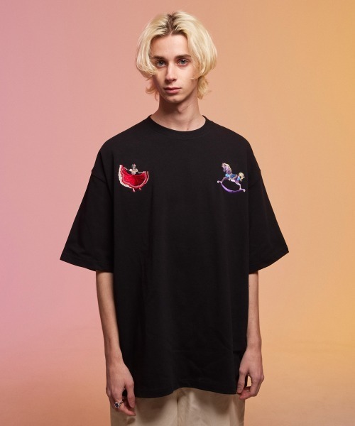 rehacer(レアセル)の「rehacer : Wander Wonder HW Wide T / ワンダーワンダー ヘビーウェイト ワイド Tシャツ(Tシャツ/カットソー・メンズ・ホワイト/ブラック/ベージュ・X-LARGE/LARGE/MEDIUM)」の18枚目の写真