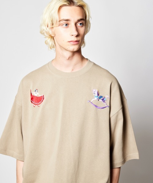 rehacer(レアセル)の「rehacer : Wander Wonder HW Wide T / ワンダーワンダー ヘビーウェイト ワイド Tシャツ(Tシャツ/カットソー・メンズ・ホワイト/ブラック/ベージュ・X-LARGE/LARGE/MEDIUM)」の20枚目の写真