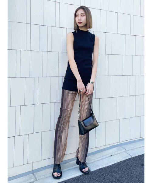 EMODA（エモダ）の「シャーリングラフパンツ（その他パンツ・レディース・その他/ブルー/イエロー/その他1/ブラック・FREE）」の8枚目の写真