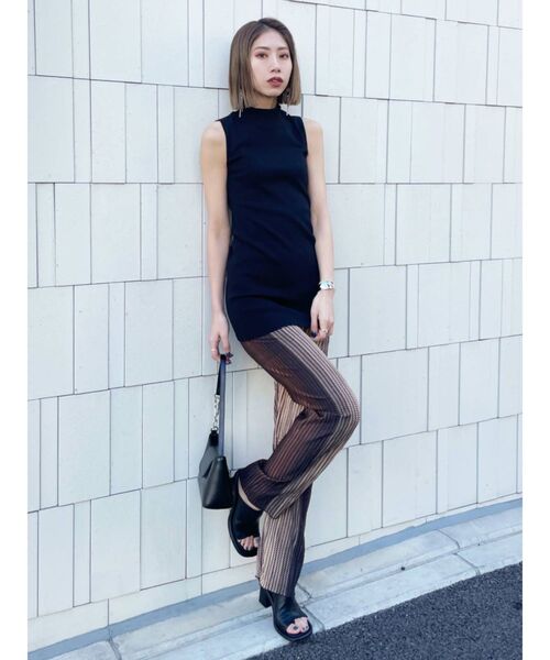 EMODA（エモダ）の「シャーリングラフパンツ（その他パンツ・レディース・その他/ブルー/イエロー/その他1/ブラック・FREE）」の9枚目の写真