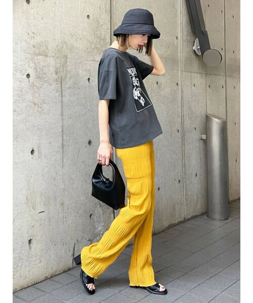 EMODA（エモダ）の「シャーリングラフパンツ（その他パンツ・レディース・その他/ブルー/イエロー/その他1/ブラック・FREE）」の14枚目の写真