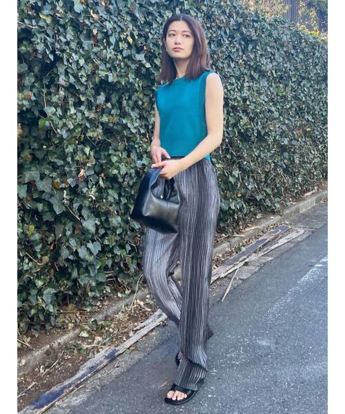 EMODA（エモダ）の「シャーリングラフパンツ（その他パンツ・レディース・その他/ブルー/イエロー/その他1/ブラック・FREE）」の16枚目の写真