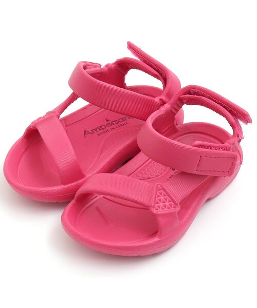Ampersand(アンパサンド)の「EVAテープサンダル(サンダル・キッズ・グレー/グリーン/ローズ/チャコール・22/15 /20/18/13/17/19/21/14/16)」の1枚目の写真