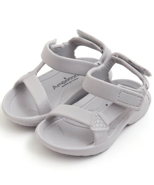 Ampersand(アンパサンド)の「EVAテープサンダル(サンダル・キッズ・グレー/グリーン/ローズ/チャコール・22/15 /20/18/13/17/19/21/14/16)」の2枚目の写真