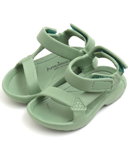 Ampersand(アンパサンド)の「EVAテープサンダル(サンダル・キッズ・グレー/グリーン/ローズ/チャコール・22/15 /20/18/13/17/19/21/14/16)」の4枚目の写真