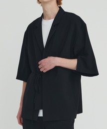 HALF SLEEVE LAYERED JACKET