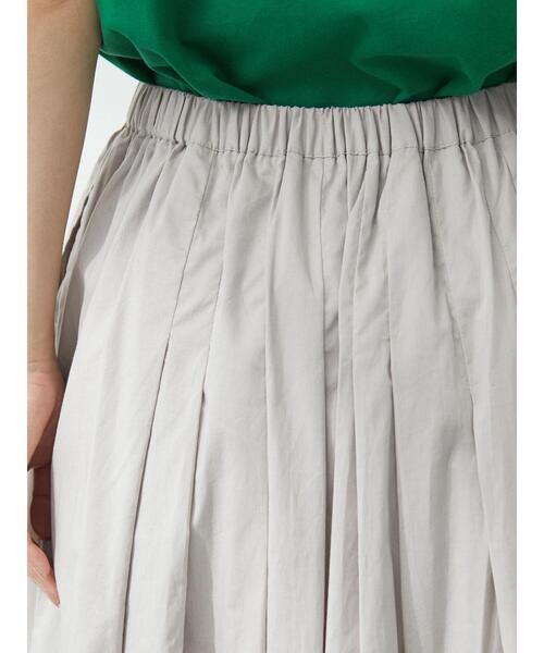 Green　Parks（グリーンパークス）の「インド綿 ボリュームロングスカート（スカート・レディース・ライトグレー/ブラック/ブルー/マスタード・FREE）」の10枚目の写真