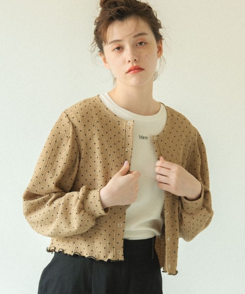 idem(イデム)の「【ZOZOTOWN限定】dot merrow cardigan/ドットメロウ