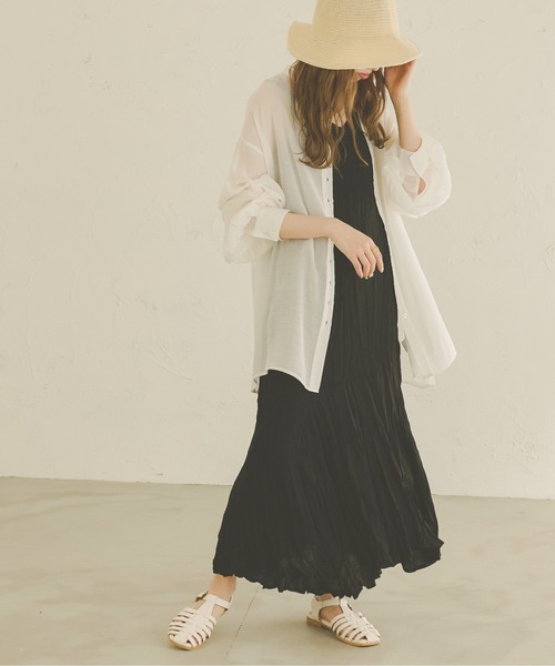 Ambre Neige(アンブルネージュ)の「サマーストローハット/【WEB/EC限定商品】(ハット・レディース・ベージュ/アイボリー・FREE)」の10枚目の写真
